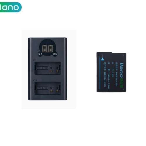 LLANO Panasonic DMW-BLC12 / Leica BP-DC12 / Sigma BP-51  代用鋰電池連顯電量雙...