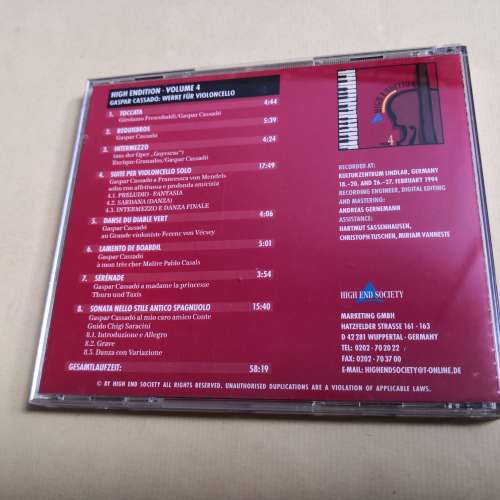 HIGH END EDITION VOLUME 4 德國試聲王第四集