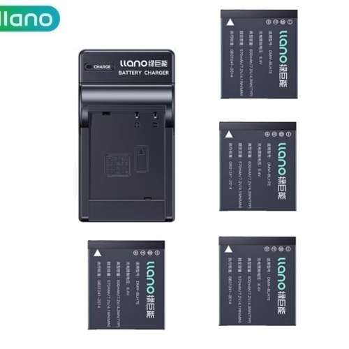LLANO DMW-BLH7 / DMW-BLH7E Lithium-Ion Battery Pack With USB Charger  代用鋰...