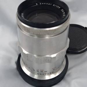 60s年代 Carl Zeiss Jena 135mm f4 sonnar /東蔡 135/4  sonnar 原 Praktina腳 現...