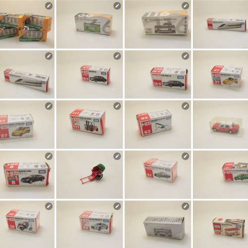 tomica tiny 1:64 scale