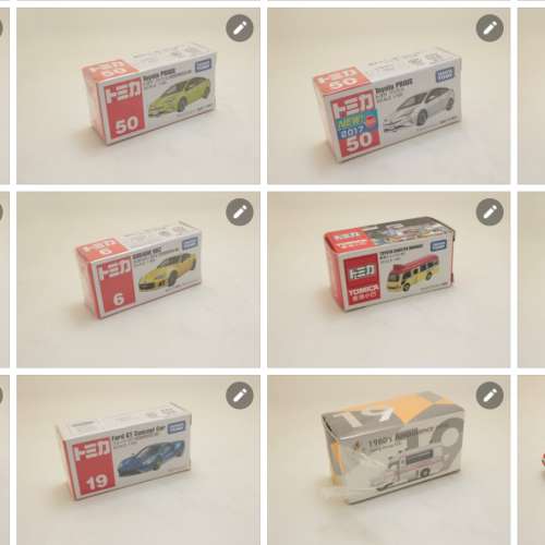 tomica tiny 1:64 scale