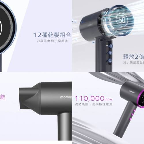 Momax ULTRA HAIR HL10 負離子高速風筒