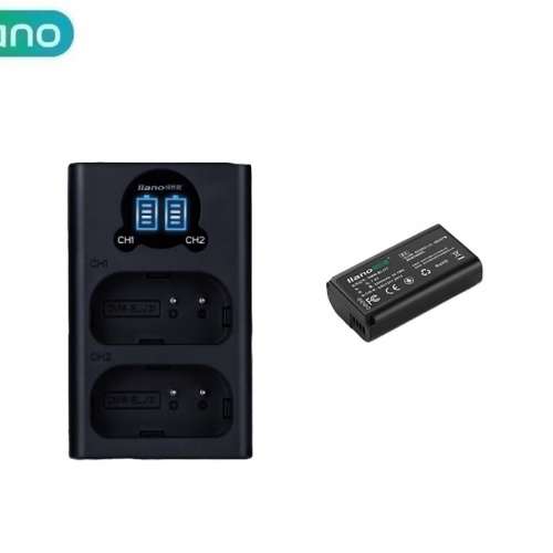LLANO DMW-BLJ31 Lithium-Ion Battery Pack With LCD Display Dual USB-C Charger