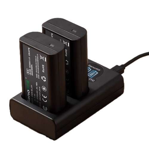 LLANO DMW-BLJ31 Lithium-Ion Battery Pack With LCD Display Dual USB-C Charger