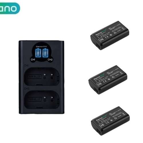 LLANO DMW-BLJ31 Lithium-Ion Battery Pack With LCD Display Dual USB-C Charger