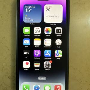 Iphone 14 pro max 1T 99% new purple 紫色 行貨冇保