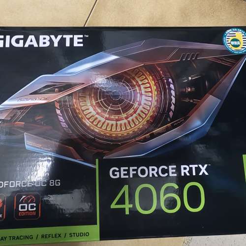 rtx4060 技嘉oc99新24年7月入手，有收據