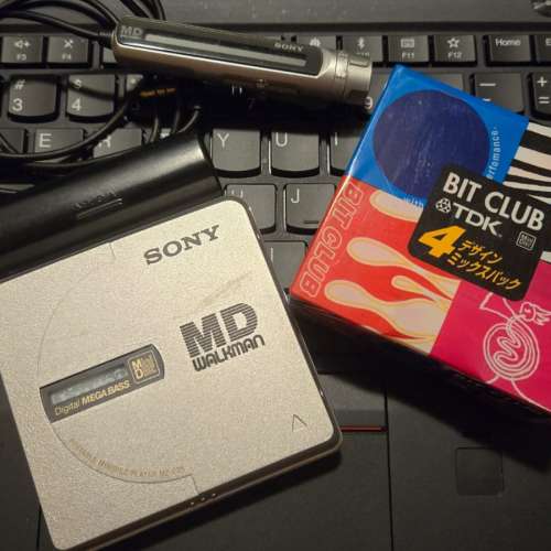 Sony MD Walkman MD機 MZ-E35 + 全新未開封TDK MD碟 x4 - 二手或全新隨身音響, 影音產品 ...