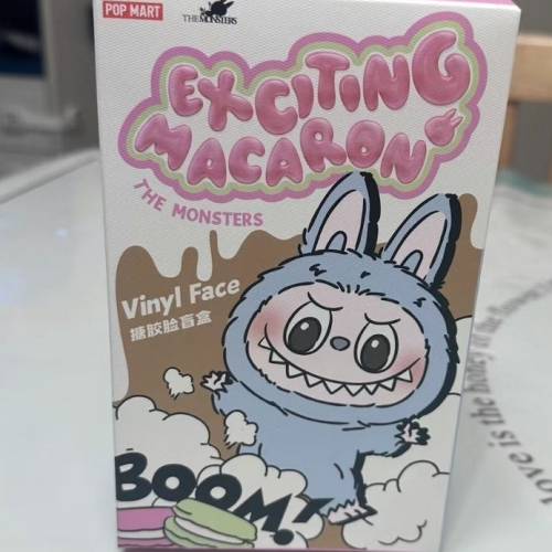 Labubu 最潮搪胶臉盲盒毛絨公仔