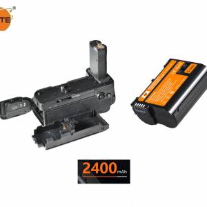 DSTE MB-N12 Vertical Battery Grip Set With EN-EL15C For Nikon Z8 (7.2V，2400mAh)