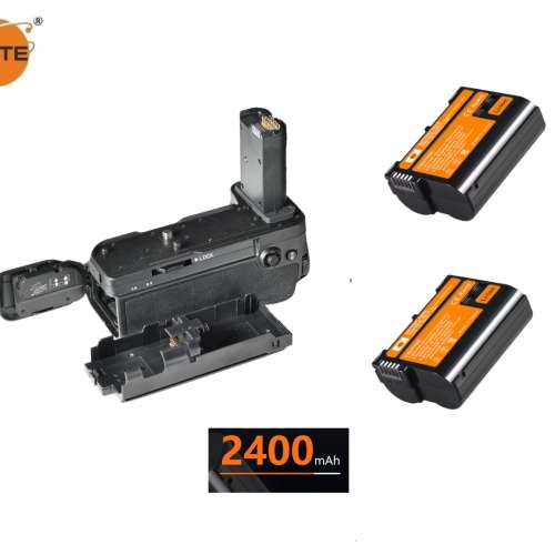 DSTE MB-N12 Vertical Battery Grip Set With EN-EL15C For Nikon Z8 (7.2V，2400mAh)