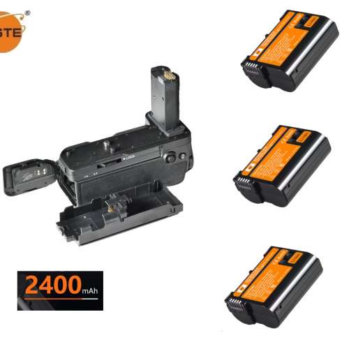 DSTE MB-N12 Vertical Battery Grip Set With EN-EL15C For Nikon Z8 (7.2V，2400mAh)
