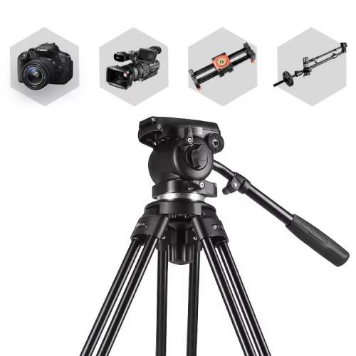 WEIFENG WF-727 Aluminum Alloy Professional Tripod (1.67米鋁合金腳架套裝)