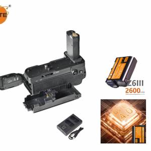 Vertical Battery Grip Set With EN-EL15C-H / EN-EL15C / EN-EL15 Battery and LCD