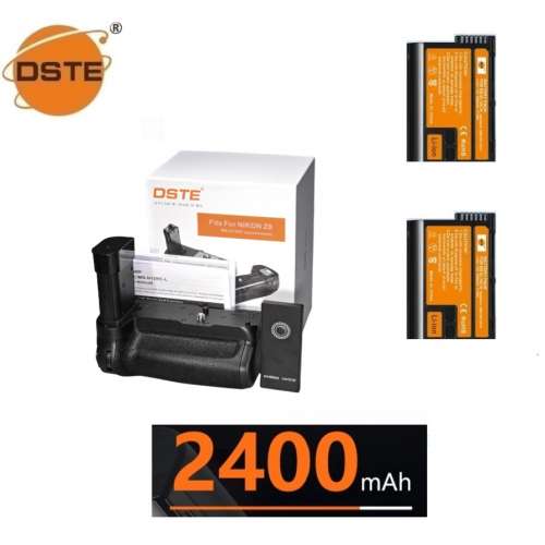 DSTE MB-N12 Vertical Battery Grip Set With Remote Control, EN-EL15C Battery