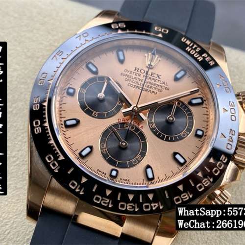 Rolex 勞力士 daytona m116515ln-0018 40mm 玫瑰金迪通拿 計時