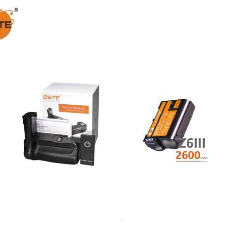 DSTE MB-N12 Vertical Battery Grip Set With Remote Control, EN-EL15CH 電池直倒