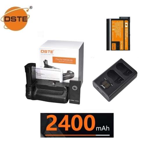 DSTE MB-N12 Vertical Battery Grip Set With Remote Control, EN-EL15C-H Battery