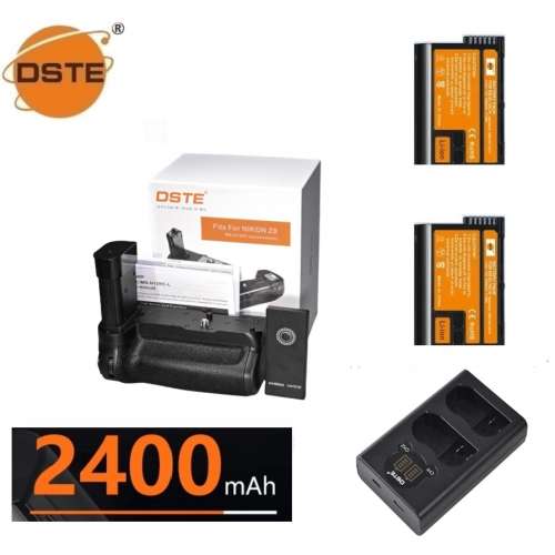 DSTE MB-N12 Vertical Battery Grip Set With Remote Control, EN-EL15C-H Battery