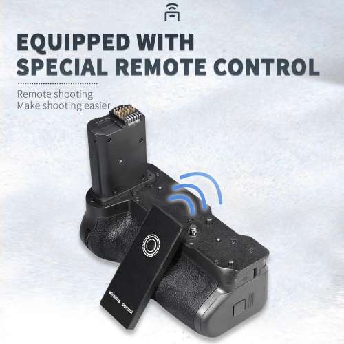 DSTE MB-N12 Vertical Battery Grip Set With Remote Control, EN-EL15C-H Battery