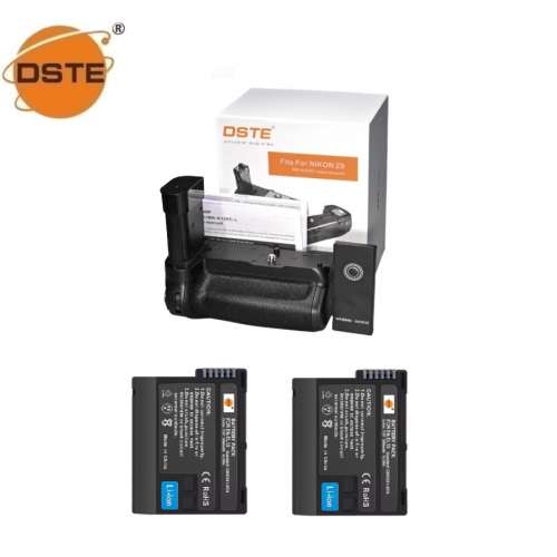 DSTE MB-N12 Vertical Battery Grip Set With Remote Control, EN-EL15 Battery 電...