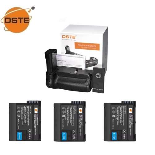 DSTE MB-N12 Vertical Battery Grip Set With Remote Control, EN-EL15 Battery 電...