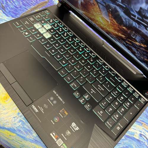 (超抵用新款電競機)ASUS i7-11800H/8,16,32GB Ram/512GB SSD,1TB SSD/RTX3060獨立顯...