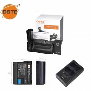 Battery Grip Set With Remote Control, EN-EL15 Battery and LCD Display Charger