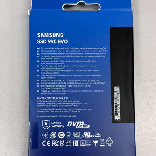 SSD Samsung 990 EVO ( NVMe M2 ) 1TB 固態硬碟 SSD