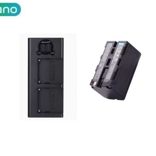 LLANO NP-F730 / NP-F750 / NP-F770 L-Series Info-Lithium Battery With Charger