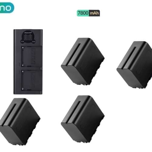 LLANO NP-F970 Sony L-Series Info-Lithium Battery Pack 代用鋰電池連充電機