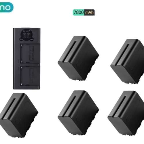 LLANO NP-F970 Sony L-Series Info-Lithium Battery Pack 代用鋰電池連充電機