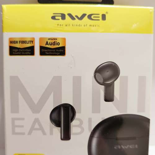 AWEI T87 黑色迷你無線藍牙耳機