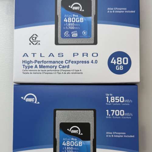 OWC Atlas Pro CFExpress Type A 4.0 480GB