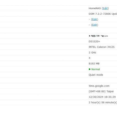 Synology DS1520+ 99%新