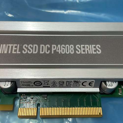 Intel P4608 pci-e 6.4TB NVME ssd
