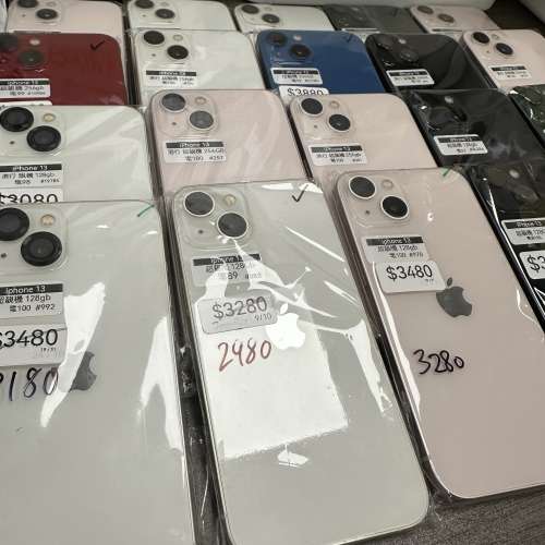 （電子之家，手機專家）Apple iPhone，高質靚機💖Apple iPhone 13/128,256,512gb/粉...