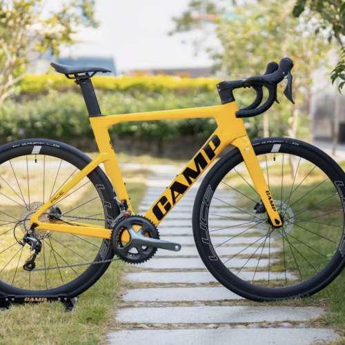 CAMP ACE5000 20速 桶軸碟剎碳纖維公路車 送水架前後蛙燈