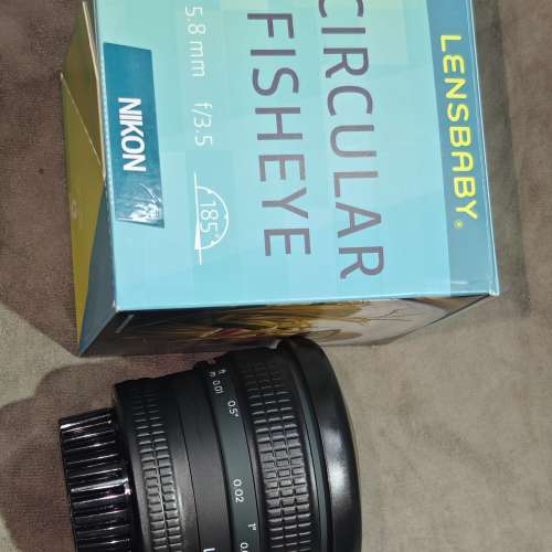 Lensbaby 5.8/3.5 Circular FISHEYE 5.8MM F3.5 NIKON LBCFEN LENS