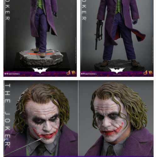 全新啡盒未開 Hot Toys 1/6 DX 32 The Dark Knight Trilogy – The Joker