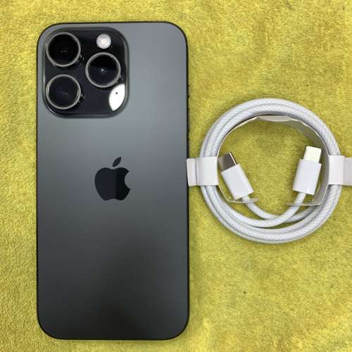 99%New iPhone 15 Pro 1TB 黑色 香港行貨 蘋果保養到2025年1月16日 電池96% 有配件 ...