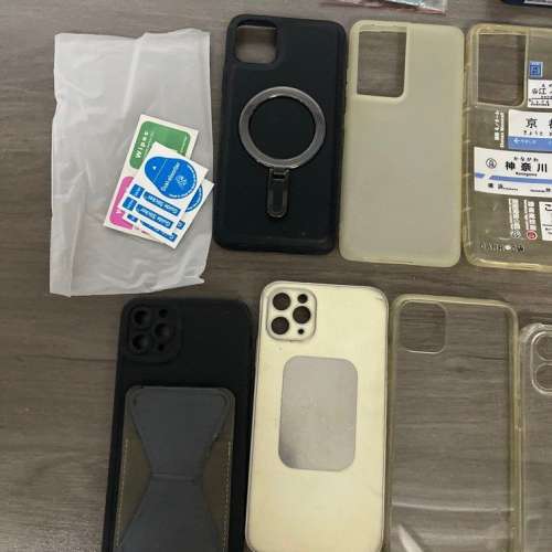 iPhone 11 12 pro Samsung 三星 電話透明矽膠皮套手機殼 支架 鏡面 cases  保護膜 m...