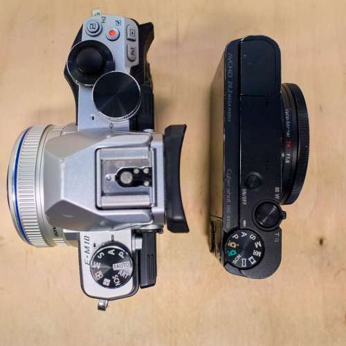 Olympus EM10 MK1 + Olympus 17mm f2.8 + RX100 MK1