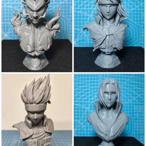 宇智波鼬 卡卡西 凱 水門/湊 胸像 3D打印 火影忍者