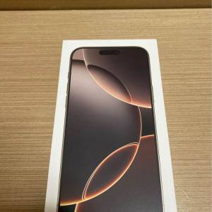 沙漠金 iPhone 16 pro max 256gb desert titanium 全新未開封 最後一部