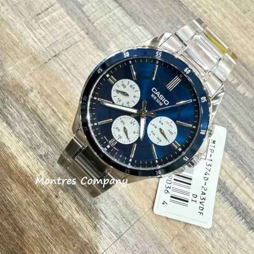 Montres Company香港註冊公司(31年老店) 卡西歐 CASIO 不鏽鋼錶帶 不鏽鋼 MTP-1374...