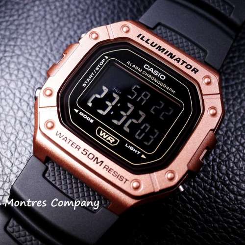 Montres Company 香港註冊公司(31年老店) 卡西歐 CASIO W-218HM-5B 運動型設計 50米...