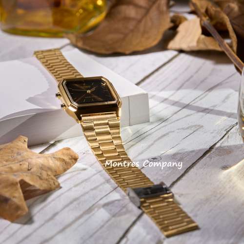 Montres Company香港註冊公司(31年老店) 卡西歐 CASIO 不鏽鋼錶帶 細錶徑AQ-230GA-5...