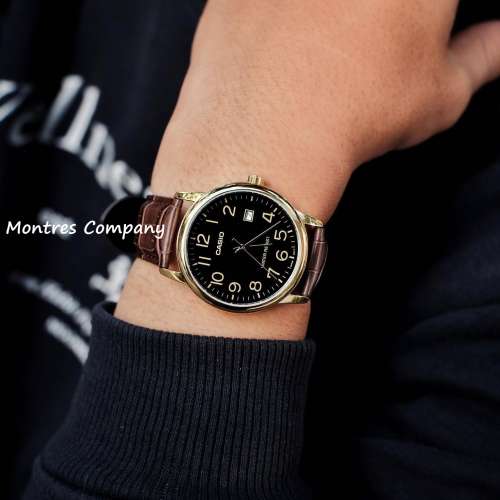 Montres Company 香港註冊公司 (31年老店) 卡西歐 CASIO 防水 皮錶帶 MTP-V002GL-1B...